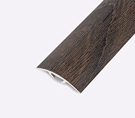 Порог (стык) Русский профиль  разноуровневый ламинированный с дюб, 30*900 мм, Венге